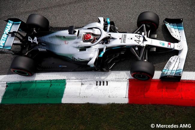 Lewis Hamilton - Mercedes -Clasificación - GP Italia 2019