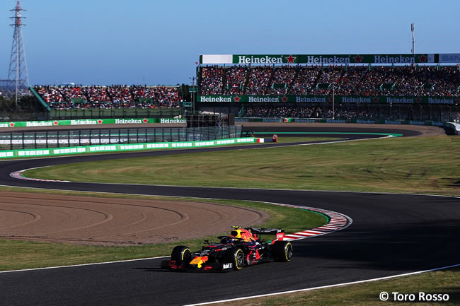 Alex Albon - Red Bull - Carrera - GP Japón 2019