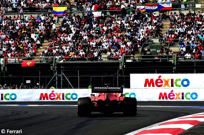 Sebastian Vettel- Scuderia Ferrari - Carrera - GP México 2019