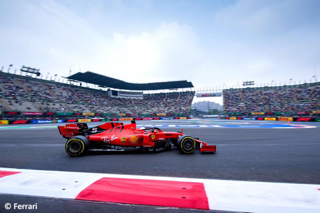 Sebastian Vettel - Scuderia Ferrari - Entrenamientos Libres - GP México 2019