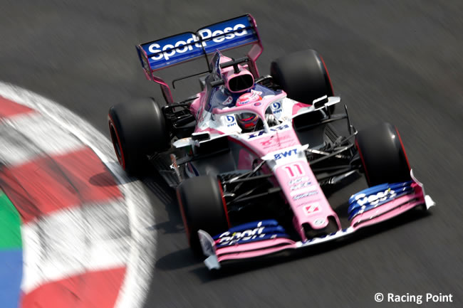 Sergio Pérez - Racing Point - Clasificación - GP México 2019