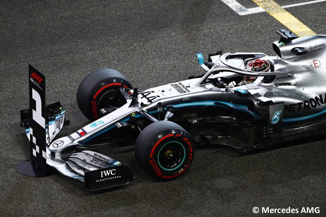 Lewis Hamilton - Mercedes - Clasificación - GP Abu Dhabi 2019