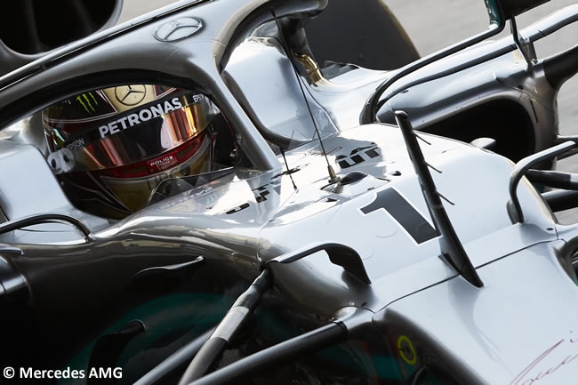 Lewis Hamilton - Mercedes - Entrenamientos Libres - GP Abu Dhabi 2019