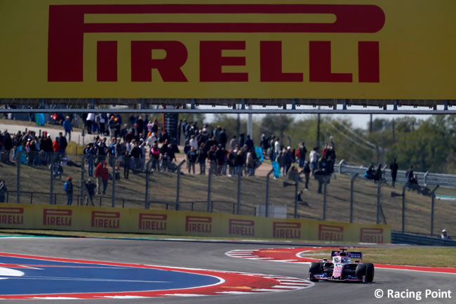 Sergio Pérez - Racing Point - Entrenamientos Libres - GP Estados Unidos - Austin - Texas - COTA