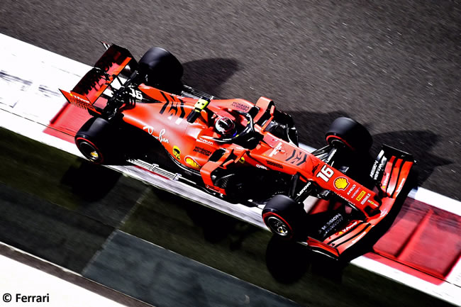Charles Leclerc - Scuderia Ferrari -Resultados - GP Abu Dhabi 2019