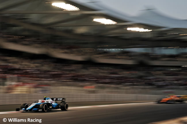 Robert Kubica - Williams - Resultados - GP Abu Dhabi 2019