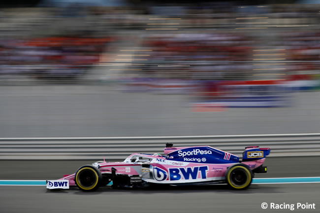 Sergio Pérez - Racing Point - Resultados - GP Abu Dhabi 2019