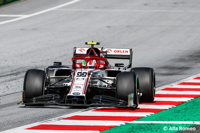 Antonio Giovinazzi - Alfa Romeo - Carrera - GP de Austria 2020