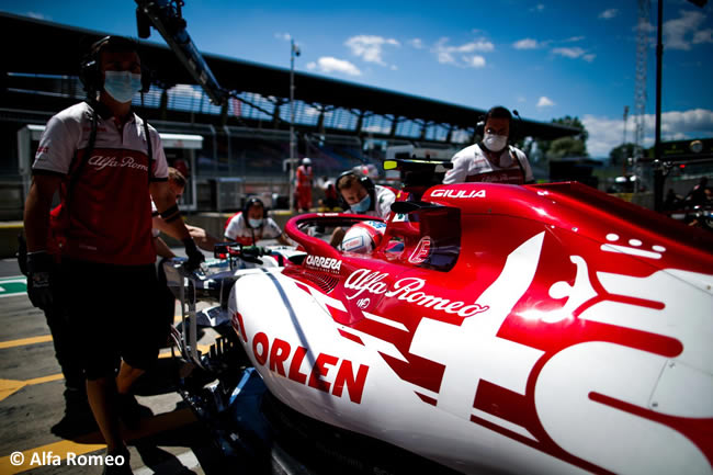 Antonio Giovinazzi - Alfa Romeo - Clasificación - GP de Austria 2020