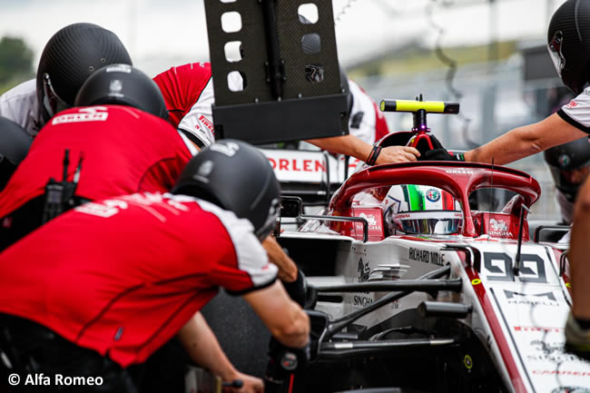 Antonio Giovinazzi - Alfa Romeo - Clasificación - GP de Hungría 2020