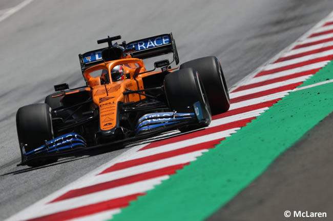 Carlos Sainz - McLaren - Entrenamientos Libres - GP de Estiria 2020