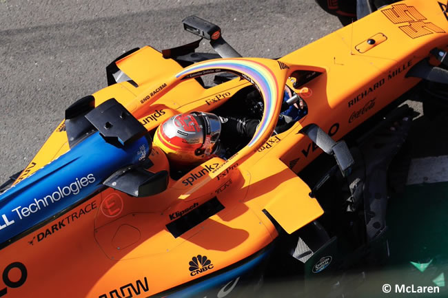 Carlos Sainz - McLaren - Entrenamientos Libres- GP de Gran Bretaña - Silverstone 2020