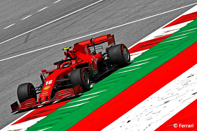 Charles Leclerc - Scuderia Ferrari - Entrenamientos Libres - GP de Estiria 2020