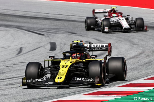 Esteban Ocon - Renault - Carrera - GP de Austria 2020