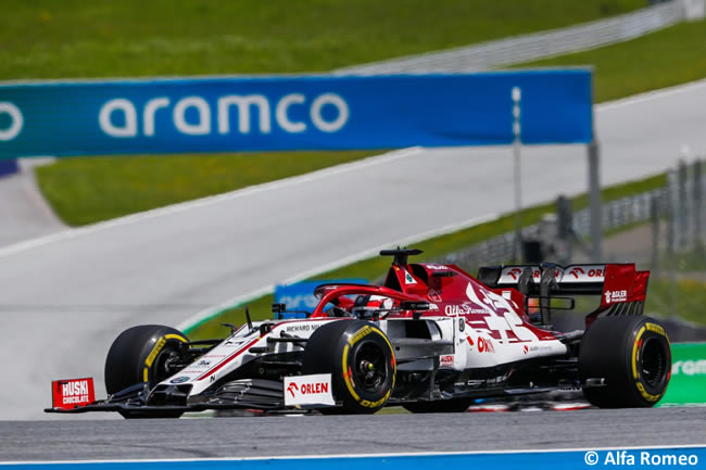 Kimi Raikkonen - Alfa Romeo - Carrera - GP de Estiria 2020