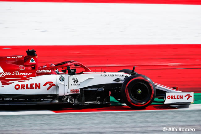 Kimi Raikkonen - Alfa Romeo - Entrenamientos Libres - GP de Estiria 2020