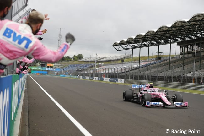 Lance Stroll - Racing Point - Carrera - GP de Hungría 2020