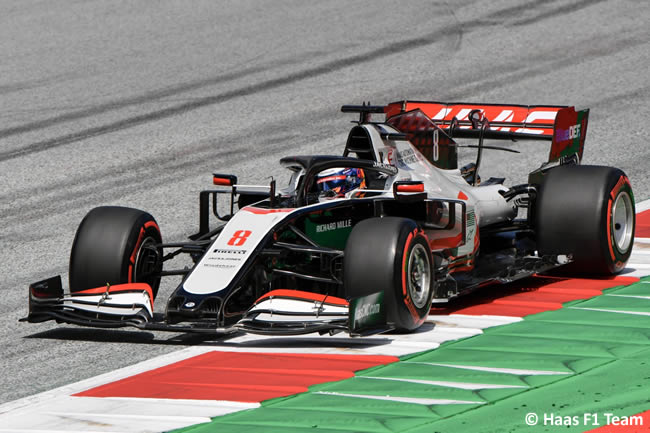 Romain Grosjean - Haas - Clasificación - GP de Austria 2020