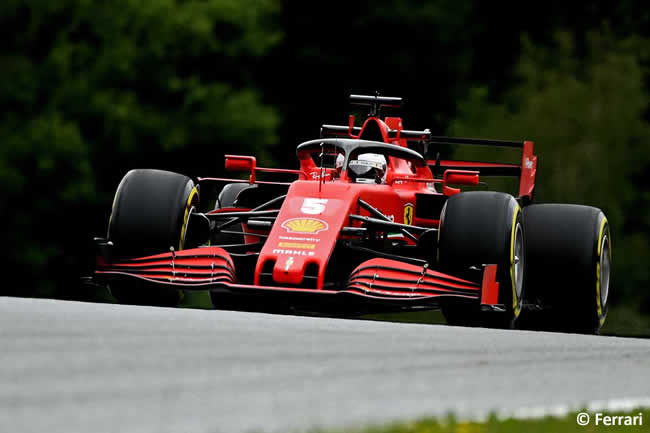 Sebastian Vetel - Ferrari - Entrenamientos Libres - GP de Austria 2020