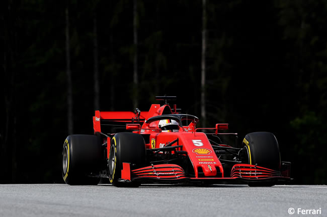 Sebastian Vettel - Scuderia Ferrari - Carrera - GP de Estiria 2020