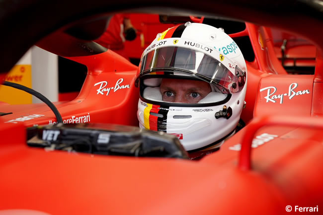 Sebastian Vettel - Scuderia Ferrari - Entrenamientos Libres - GP de Hungría 2020