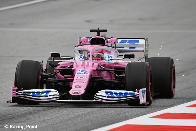 Sergio Pérez - Racing Point - Carrera - GP de Austria 2020