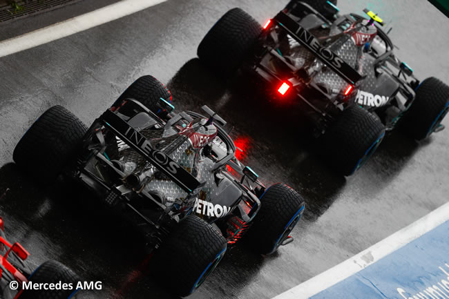 Valtteri Bottas - Lewis Hamilton - Mercedes AMG - Entrenamientos Libres - GP de Hungría 2020