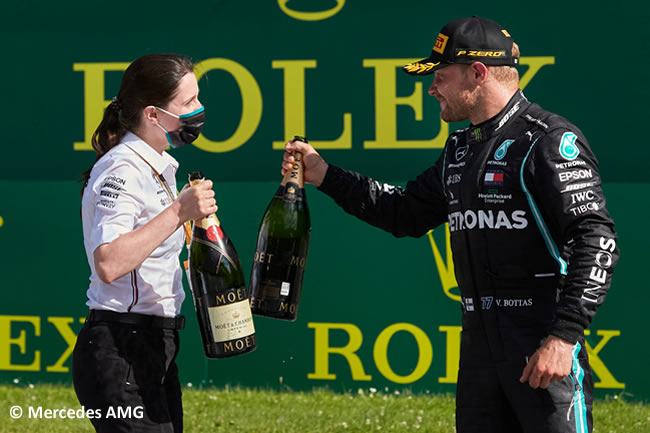 Valtteri Bottas - Mercedes - Carrera - GP de Austria 2020