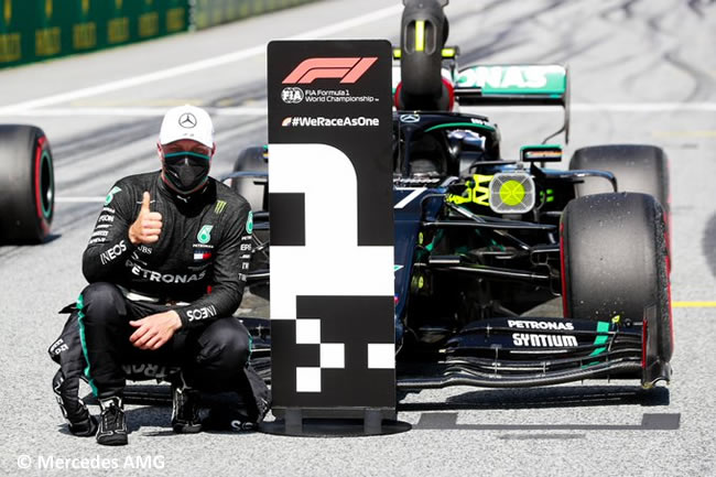 Valtteri Bottas - Mercedes - Clasificación - GP de Austria 2020