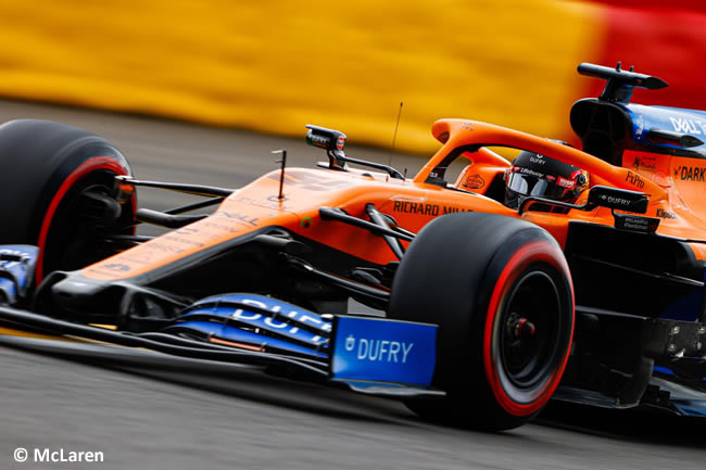 Carlos Sainz - McLaren - Clasificación - GP Bélgica 2020