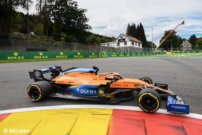 Carlos Sainz - McLaren - Entrenamientos Libres - GP Bélgica 2020