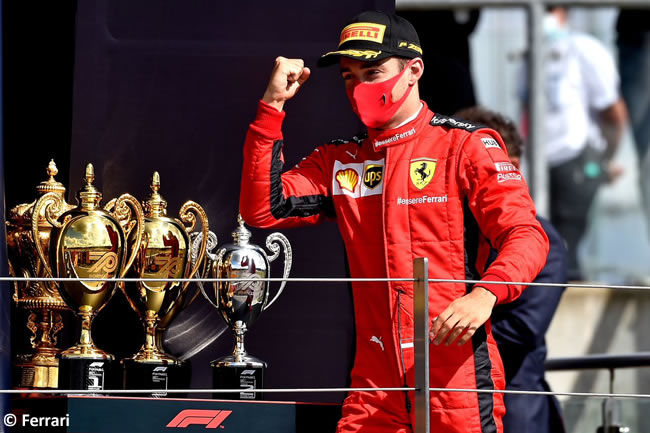 Charles Leclerc - Scuderia Ferrari -Carrera - GP de Gran Bretaña - Silverstone 2020