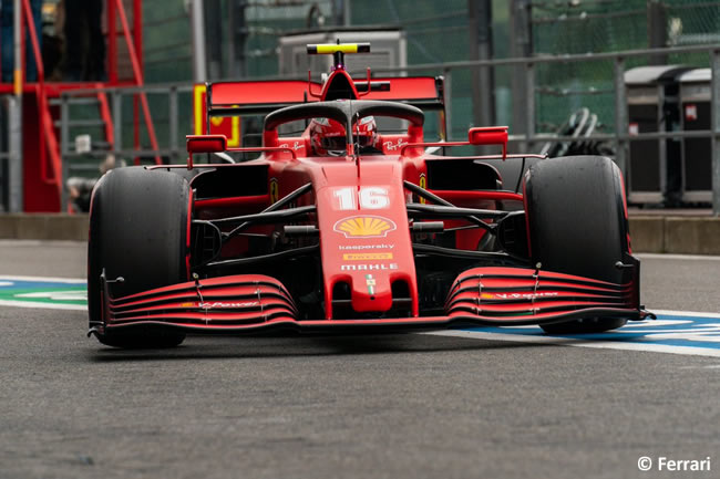 Charles Leclerc - Ferrari - Entrenamientos Libres - GP Bélgica 2020