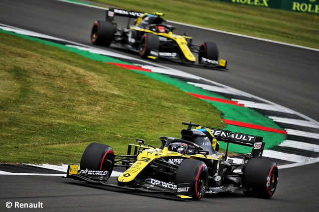 Daniel Ricciardo - Esteban Ocon - Renault - Clasificación - GP de Gran Bretaña - Silverstone 2020