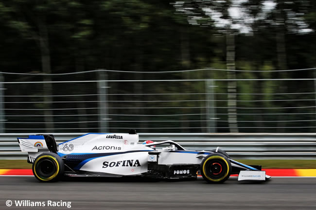 George Russell - Williams- Entrenamientos Libres - GP Bélgica 2020