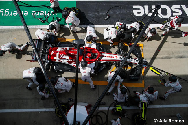 Kimi Raikkonen - Alfa Romeo - Carrera - GP de Gran Bretaña - Silverstone 2020