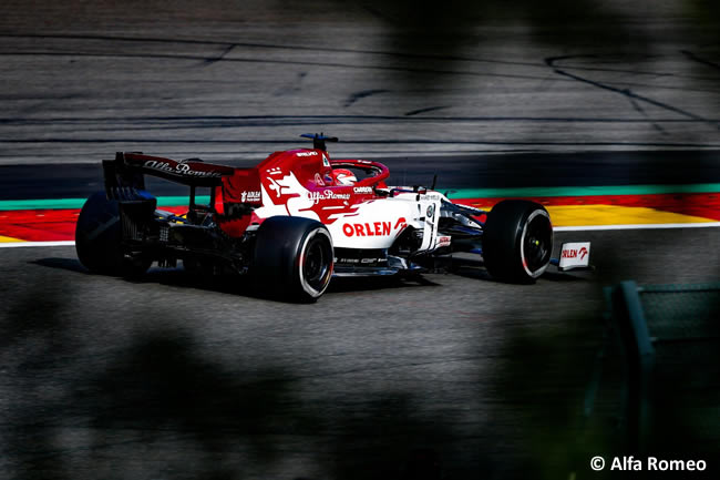 Kimi Raikkonen - Alfa Romeo - Carrera- GP Bélgica 2020