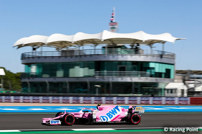 Lance Stroll - Racing Point - Entrenamientos - 70º GP Aniversario