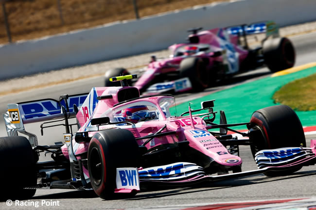 Lance Stroll - Sergio Pérez - Racing Point - Carrera - GP España