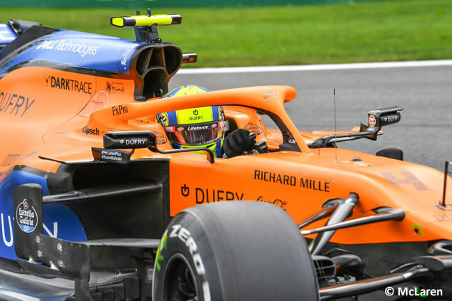 Lando Norris - McLaren - Carrera- GP Bélgica 2020