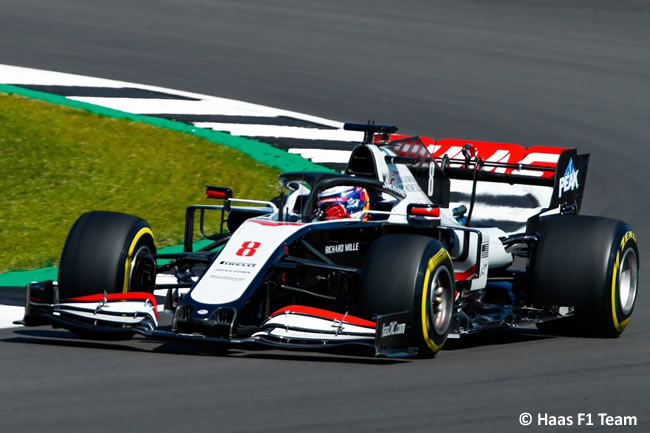 Romain Grosjean - Haas - Clasificación - 70º GP Aniversario