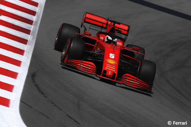 Sebastian Vettel - Scuderia Ferrari - Carrera - GP España