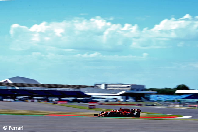 Sebastian Vettel - Scuderia Ferrari - Entrenamientos - 70º GP Aniversario