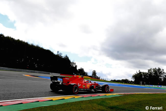 Sebastian Vettel - Ferrari - Clasificación - GP Bélgica 2020