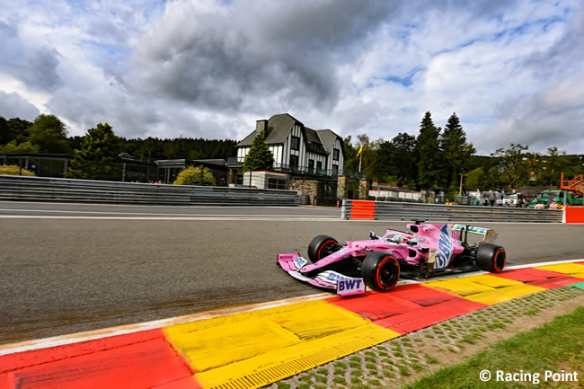 Sergio Pérez - Racing Point - Entrenamientos Libres - GP Bélgica 2020