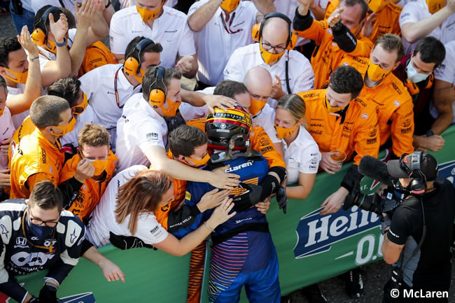 Carlos Sainz - McLaren - Carrera - GP de Italia - Monza - 2020