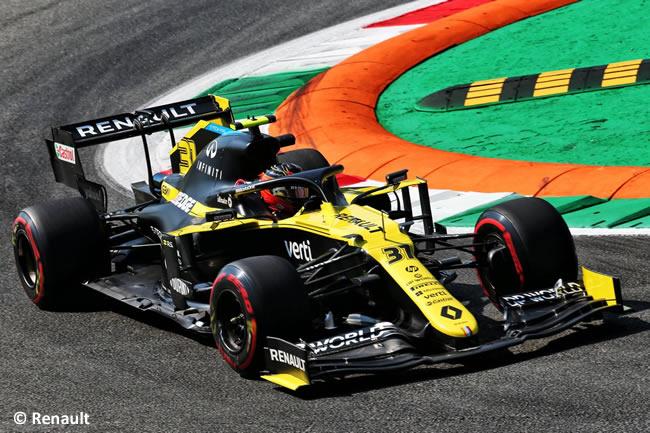 Esteban Ocon - Renault - Entrenamientos Libres GP de Italia - Monza - 2020