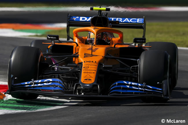 Lando Norris - McLaren - Entrenamientos Libres GP de Italia - Monza - 2020