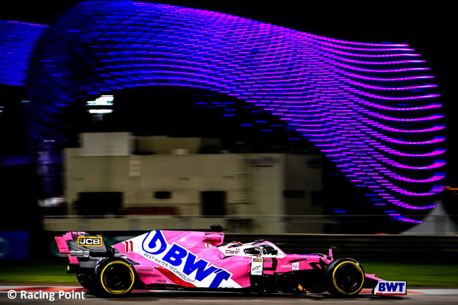 Sergio Pérez - Racing Point - Entrenamientos Libres - Gran Premio Abu Dhabi - 2020