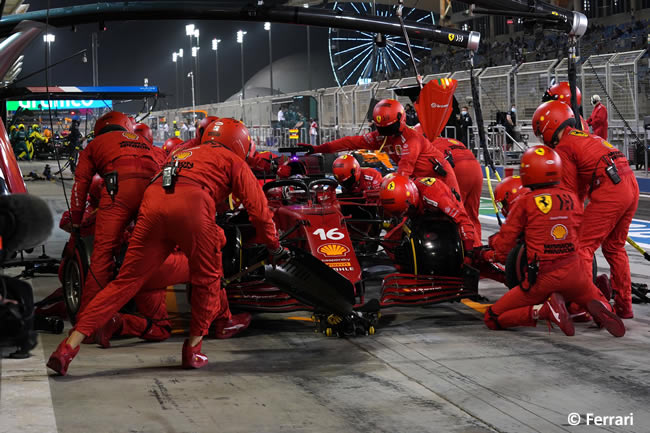 Charles Leclerc - Scuderia Ferrari - Carrera - GP Bahréin 2021